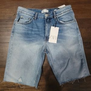 Zara Denim Bermuda shorts